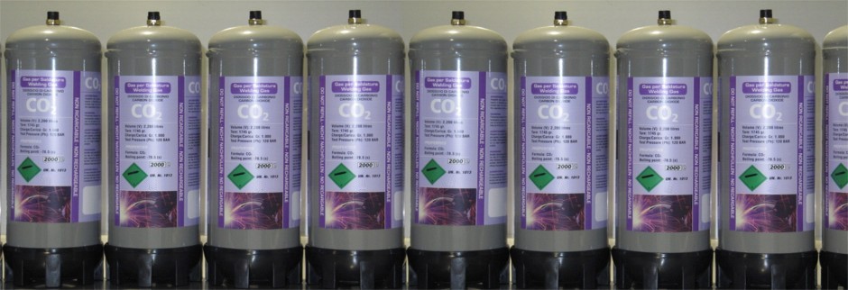 botellas desechables maxxiline co2 soldadura